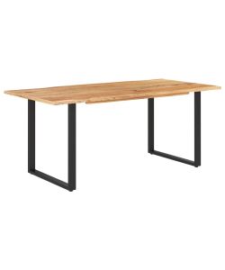 vidaXL Tavolo da Pranzo 180x90 cm in Legno Massello di Acacia Marrone