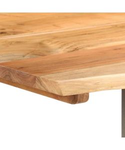 vidaXL Tavolo da Pranzo 160x80 cm in Legno Massello di Acacia - Marrone