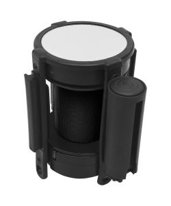 Barriera a Nastro Retrattile 200 cm Nero