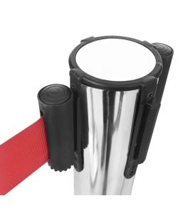 Barriera a Nastro Retrattile 200 cm Rossa