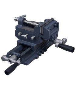 Morsa Manuale con Slitta Trasversale per Trapano a Colonna 70mm