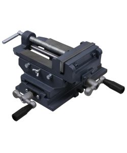 Morsa Manuale a Slitta Trasversale per Trapano a Colonna 127 mm