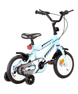 Bici per Bambini 12 Pollici Nera e Blu