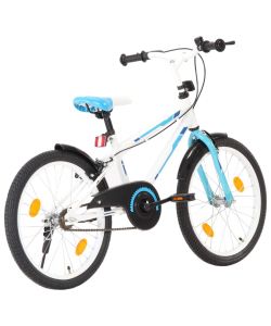 Bici per Bambini 20 Pollici Blu e Bianca