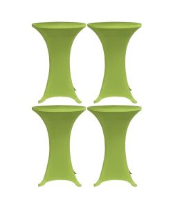 Copritavoli Elastici 4 pz 60 cm Verde