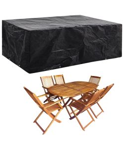  Coperture Arredi Giardino 2pz 8 Occhielli 242x162x100 cm