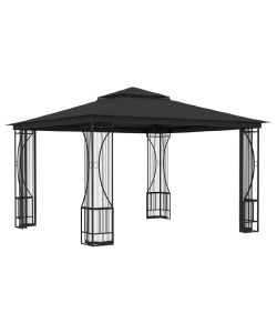 Gazebo con Rete 300x300x265 cm Antracite