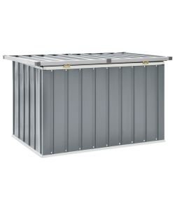 Baule da Giardino Grigio 109x67x65 cm