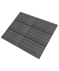 Pannelli in WPC 60x30 cm 6 pz 1mq Grigio