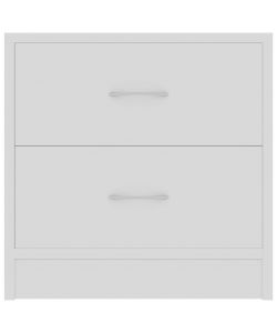 vidaXL - Comodini Bianchi 40x30x40 cm in Truciolato - 2 pz - Eleganti e Versatili