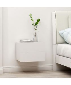 vidaXL Comodini Bianchi 2 pz 40x30x30 cm in Truciolato - Set Elegante e Versatile