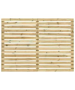 Pannello di Recinzione da Giardino in Legno di Pino 180x180 cm