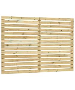 Pannello di Recinzione da Giardino in Legno di Pino 180x180 cm