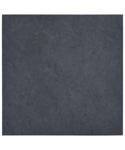 Listoni per Pavimenti Autoadesivi in PVC 5,11 mq Marmo Nero 146238