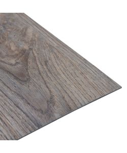 Listoni per Pavimenti Autoadesivi 5,11 mq in PVC Marrone Chiaro