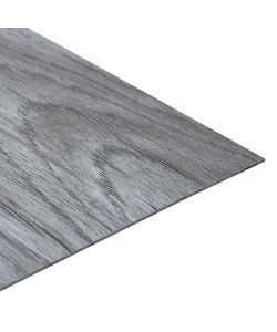 Listoni per Pavimenti Autoadesivi 5,11 mq in PVC Grigio Chiaro
