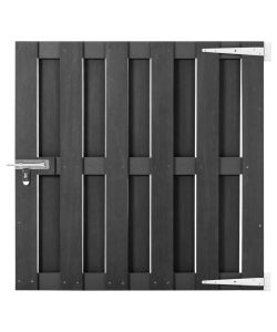 Cancello da Giardino in WPC 100x100 cm Grigio