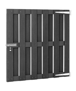 Cancello da Giardino in WPC 100x100 cm Grigio
