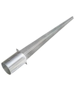 Picchetti di Terra 2 pz Argento 10x76 cm in Acciaio Zincato