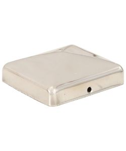 Tappi per Pali a Piramide 6 pz in Acciaio Inox 71x71 mm