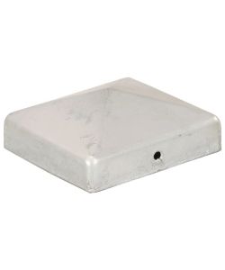 Tappi per Pali a Piramide 6 pz in Metallo Zincato 81x81 mm