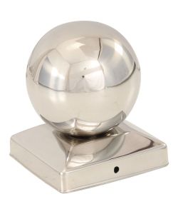 Tappi per Pali 6 pz Estremit a Globo in Acciaio Inox 91x91 mm