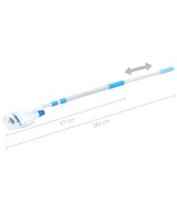 vidaXL Aspiratore Piscina Fuori Terra - Bianco e Blu - 87 cm