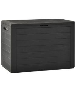 Baule da Giardino Antracite 78x44x55 cm
