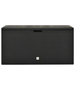 Baule da Giardino Antracite 114x47x60 cm