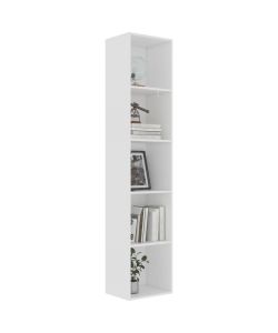 Libreria Bianca 40x30x189 cm in Truciolato