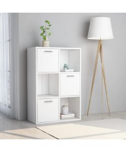Armadietto Bianco 60x29,5x90 cm in Legno Ingegnerizzato