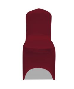 Coprisedie in Tessuto Elasticizzato Borgogna 30 pz