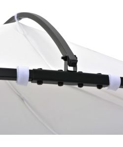 Gazebo 300x290 cm Bianco Rotondo