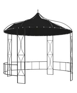 Gazebo 300x290 cm Antracite Rotondo