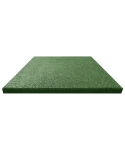 Piastrelle Anticaduta 24 pz in Gomma 50x50x3 cm Verde