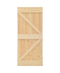 Porta 100x210 cm in Legno Massello di Pino