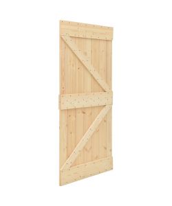 Porta 100x210 cm in Legno Massello di Pino