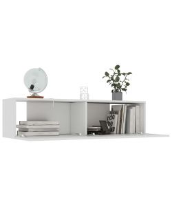 Mobile TV Bianco 120x30x30 cm in Truciolato