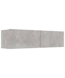 Mobile TV Grigio Cemento 120x30x30 cm in Truciolato