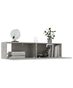 Mobile TV Grigio Cemento 120x30x30 cm in Truciolato