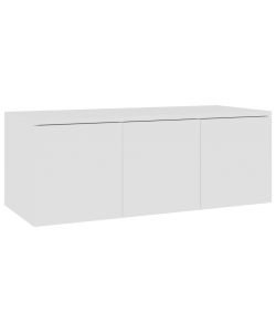 Mobile TV Bianco 80x34x30 cm in Truciolato