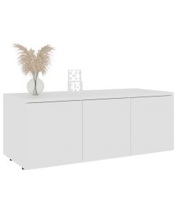 Mobile TV Bianco 80x34x30 cm in Truciolato