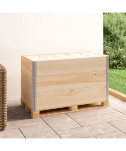 Collari per Pallet 3 pz 50x100 cm in Legno Massello di Pino