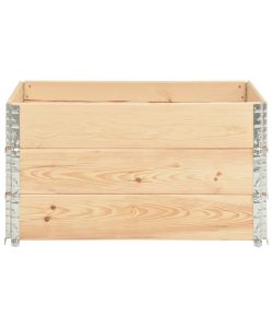 Collari per Pallet 3 pz 50x100 cm in Legno Massello di Pino