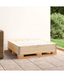 Collare per Pallet 100x100 cm in Legno Massello di Pino