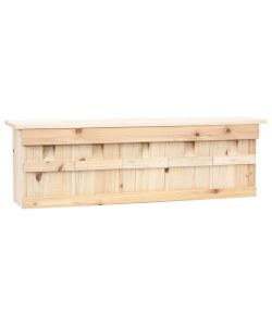 Casetta per Passeri con 5 Camere 68x15x21 cm Legno di Abete