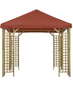 Gazebo 3x3 m Terracotta