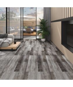 Listoni Pavimento PVC 5,02 mq 2 mm Autoadesivi Legno a Strisce