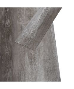 Listoni Pavimento PVC 5,02 mq 2 mm Autoadesivi Legno a Strisce