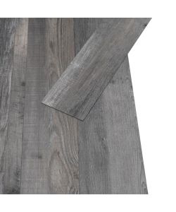 Listoni Pavimento PVC 4,46 mq 3 mm Autodesivi Legno Industriale